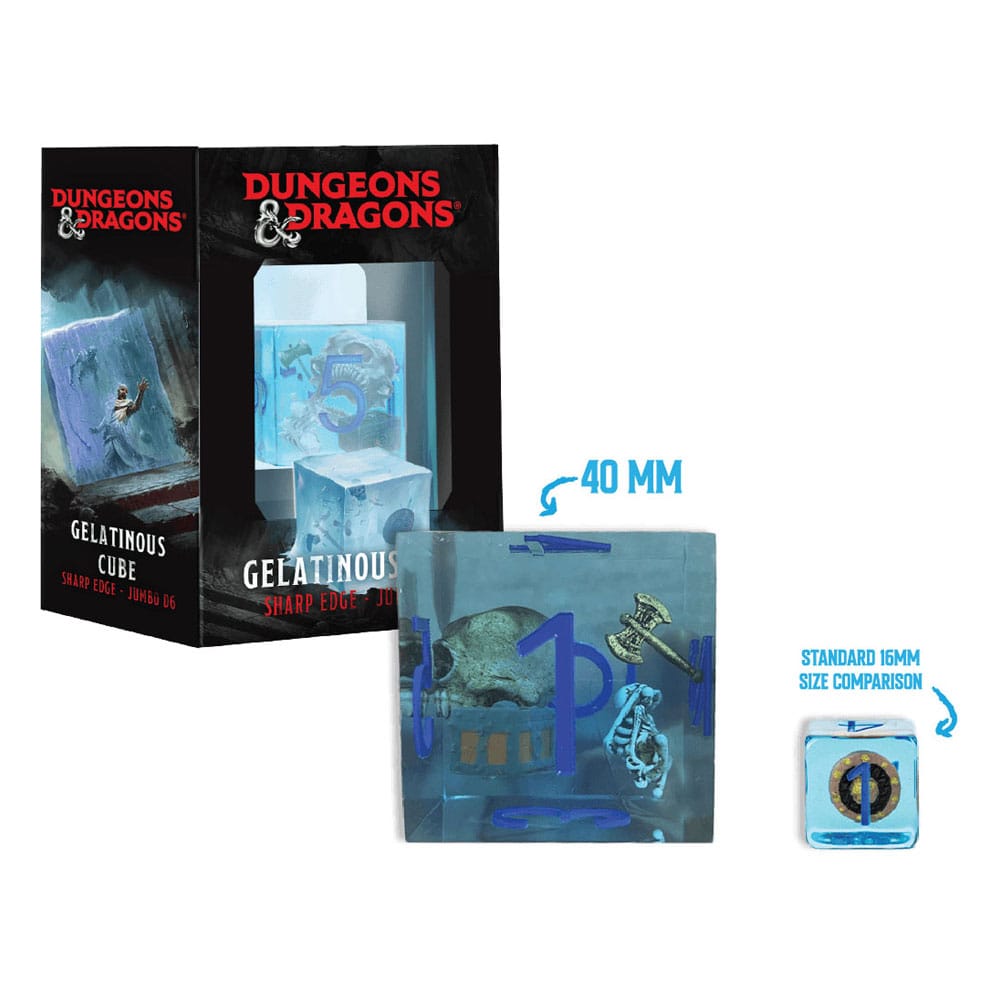 FanRoll Dungeons & Dragons Jumbo kostka Gelatinous Cube 4 cm