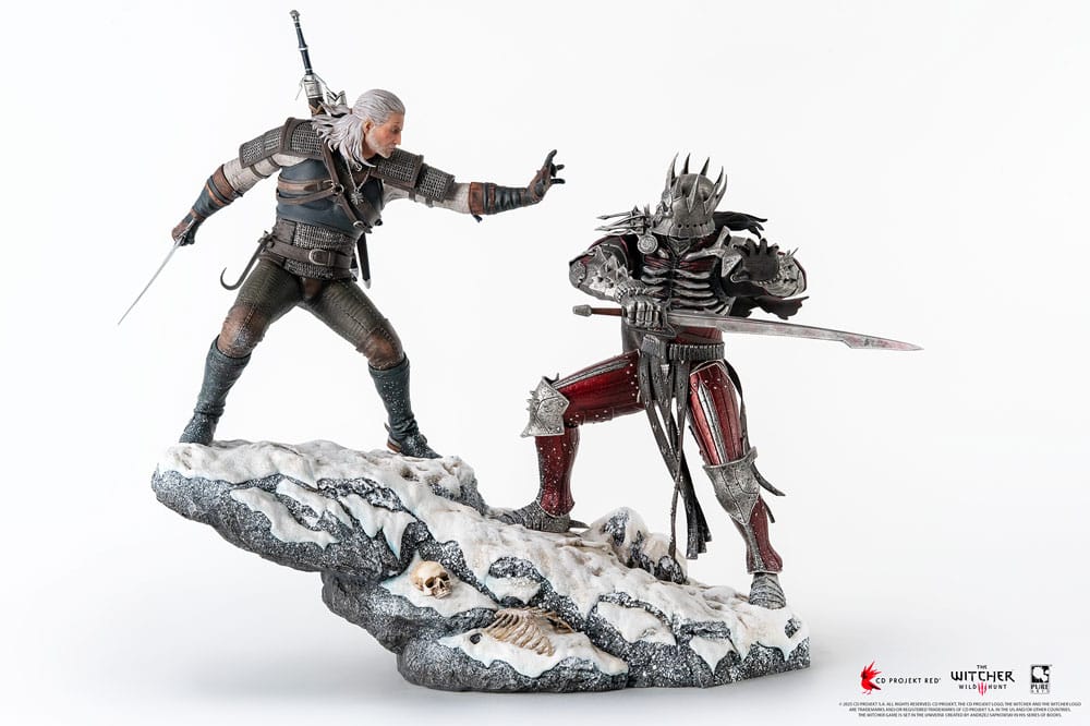 Pure Arts The Witcher 3: Wild Hunt soška 1/6 Diorama Geralt vs Eredin 50 cm
