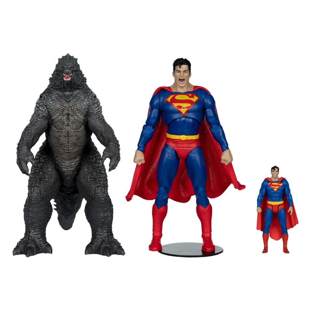 McFarlane Toys DC Justice League Monsterverse DC Multiverse akční figurky 2-Pack Superman Vs. Godzilla 30 cm