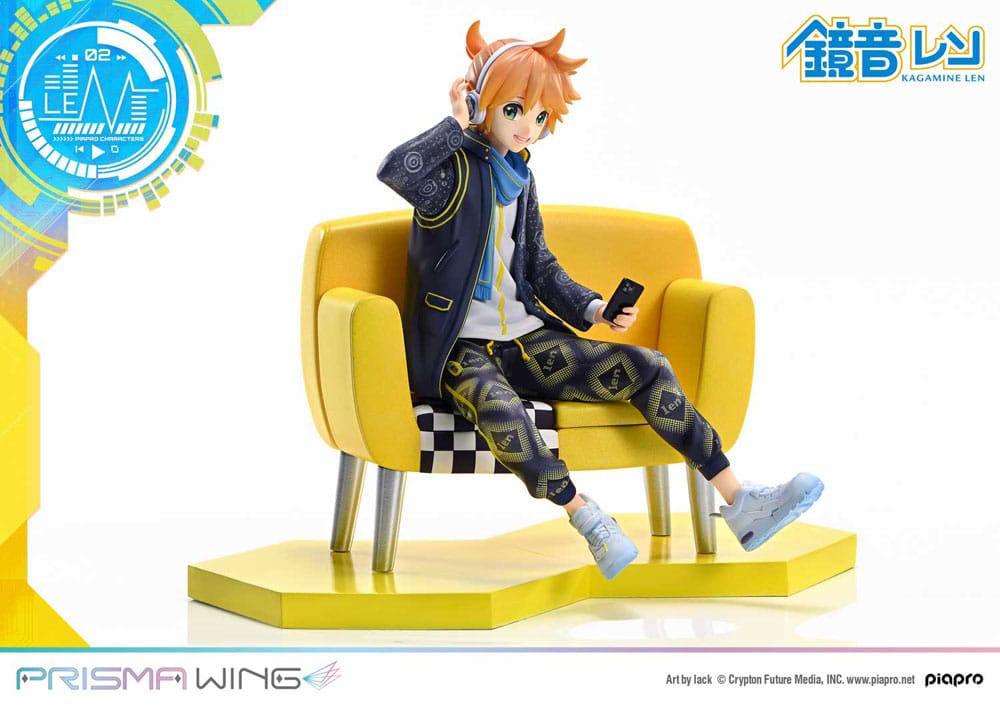 Prime 1 Studio Vocaloid Piapro Characters Prisma Wing PVC soška 1/7 Kagamine Len (Art by lack) 18 cm