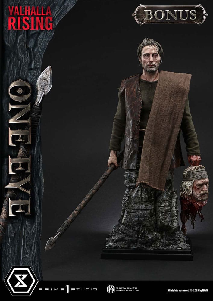 Prime 1 Studio Valhalla Rising Real Elite Masterline Series soška 1/4 One Eye Ultimate Bonus Version 57 cm