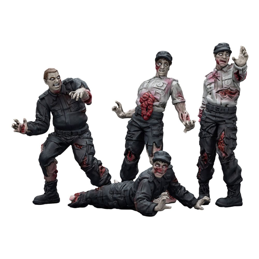 Joy Toy (CN) Zombie Dark Source akční figurky 4-Pack Security Guards 8 cm