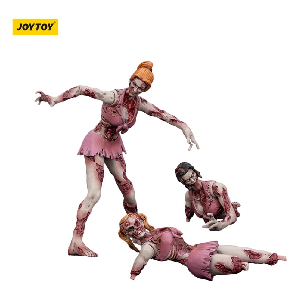 Joy Toy (CN) Zombie Dark Source akční figurky 3-Pack Cheer Leaders 8 cm