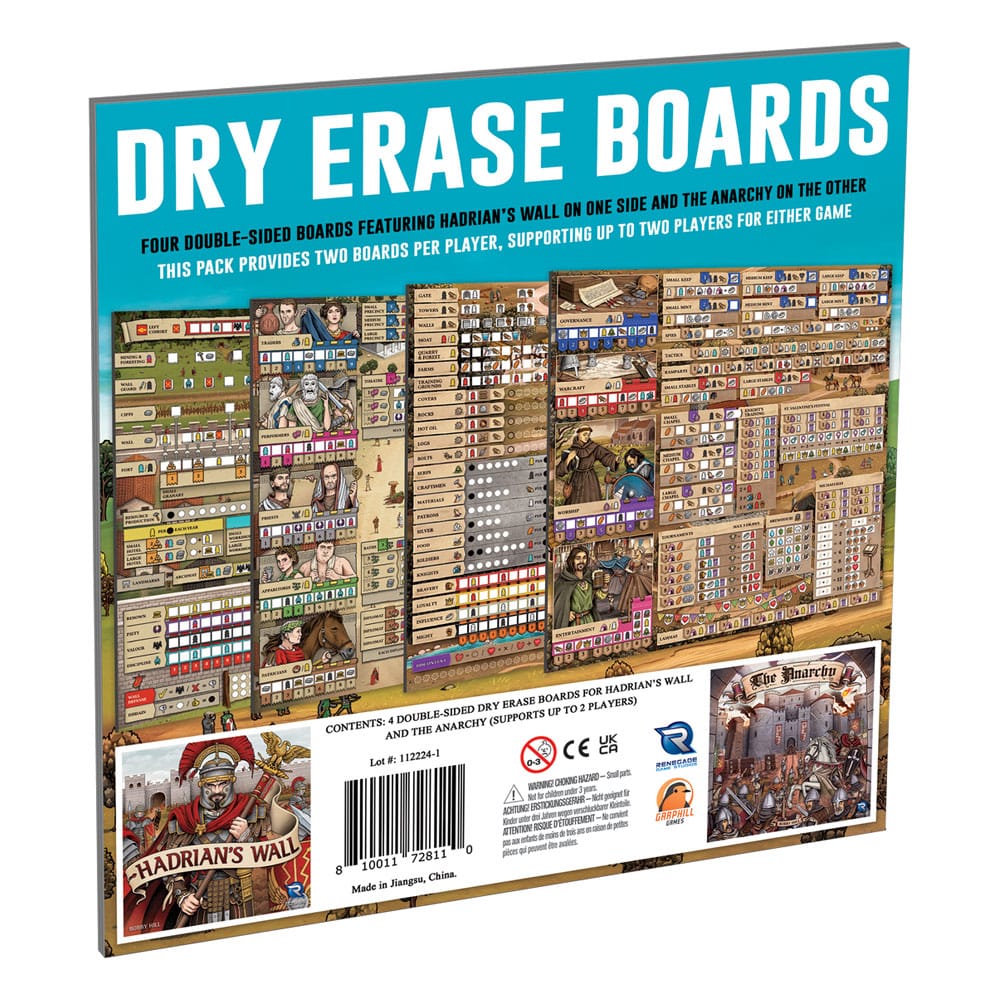Renegade Hadrian's Wall & The Anarchy Dry Erase Boards - EN
