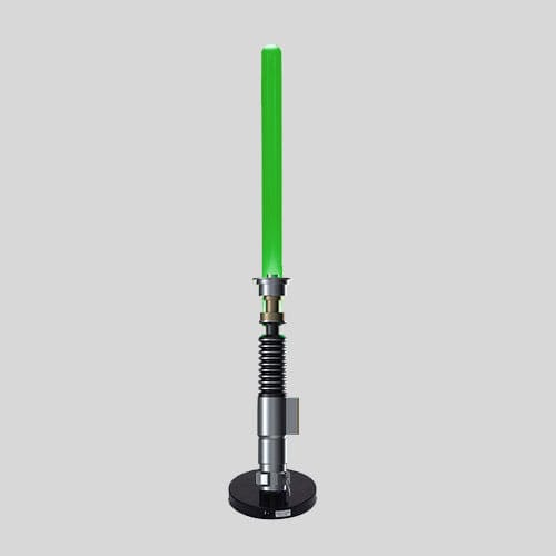 Ukonic Star Wars Lampička Luke Skywalker Return Of The Jedi Green Lightsaber 59 cm