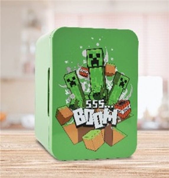 Ukonic Minecraft Mini Fridge Thermoelectric Cooler 4l