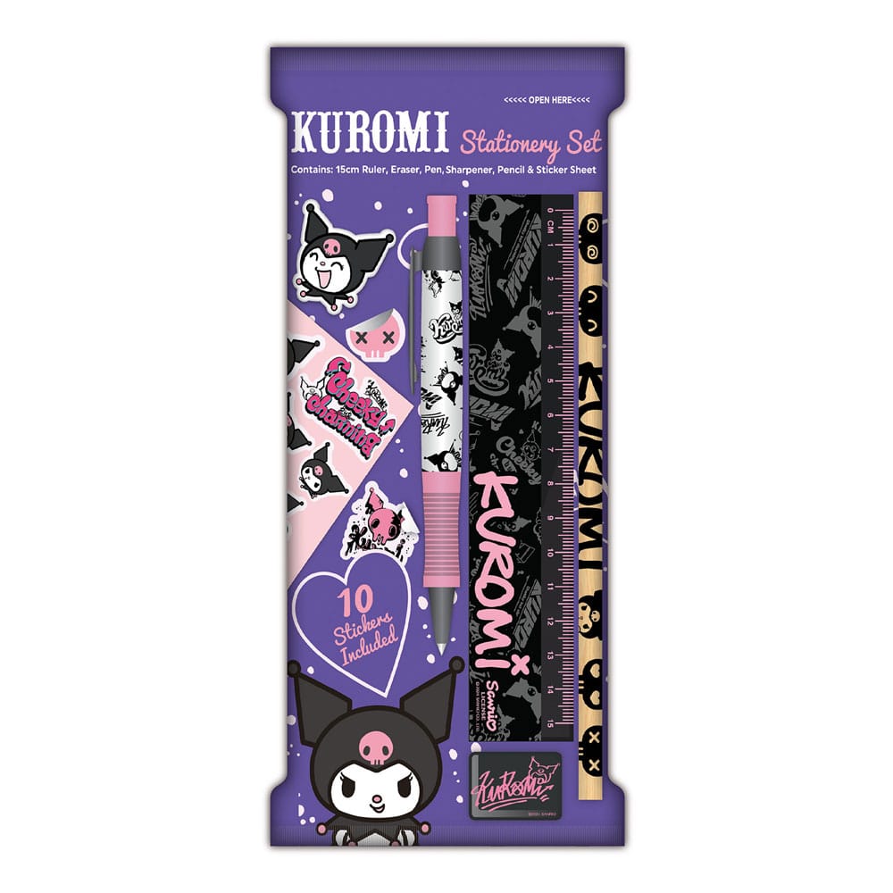 Blue Sky Studios Sanrio set psacích potřeb 6-Pack Kuromi