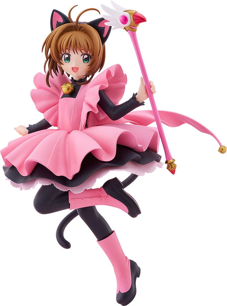 Good Smile Company Cardcaptor Sakura Pop Up Parade PVC soška Sakura Kinomoto: Black Cat Costume Ver. L Size 22 cm