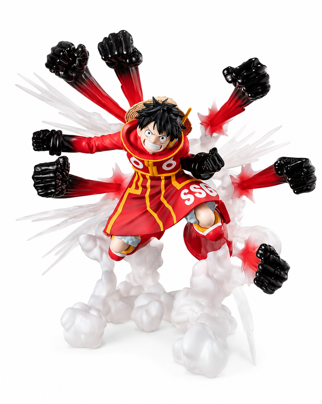 Bandai Tamashii Nations One Piece Monkey D. Luffy -Gum Gum Hawk Gatling Figuarts ZERO Extra Battle PVC soška - 19 cm
