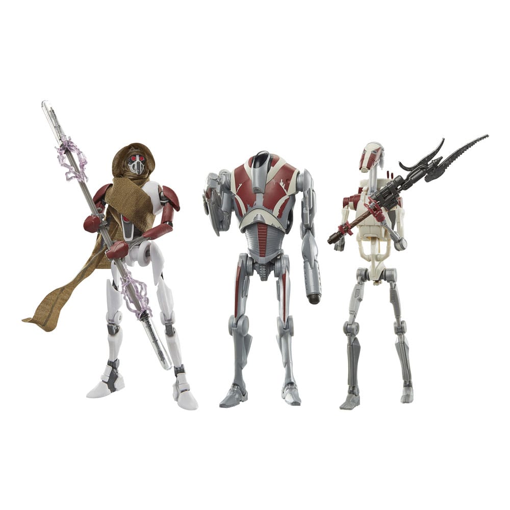Hasbro Star Wars Jedi: Survivor Black Series Action Figure 3-Pack Magna Guard, Super Battle Droid & Battle Droid