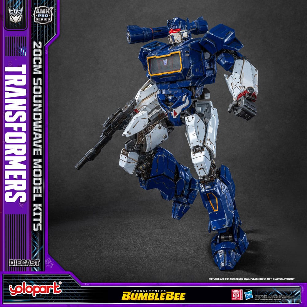 Yolopark Transformers: Bumblebee AMK Pro Series Plastový Model Kit Soundwave (Oversea Version) 20 cm