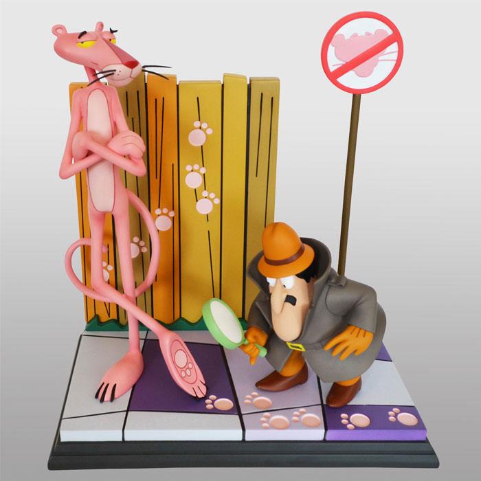 Hollywood Collectibles Group The Pink Panther soška Pink Panther & The Inspector 41 cm