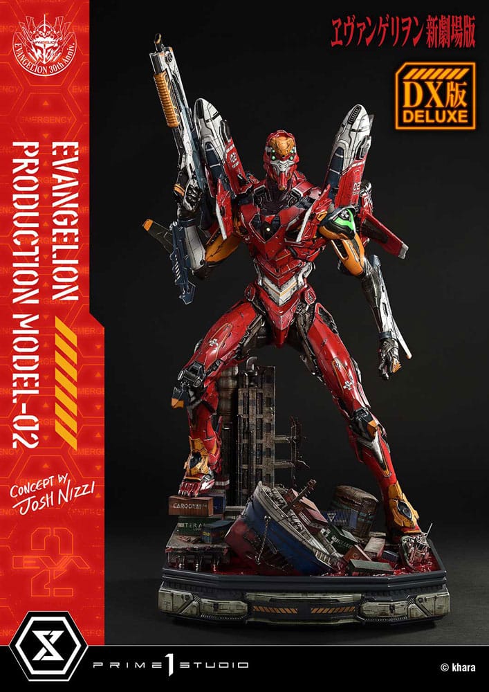Prime 1 Studio Rebuild of Evangelion Ultimate Diorama Masterline Series soška Evangelion Production Model-02 (Concept By Josh Nizzi) Deluxe Version 7…