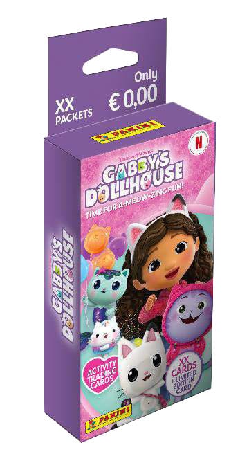 Panini Gabby's Dollhouse: Time for a Meow-Zing fun Sticker Collection Eco-Blister *German Version*