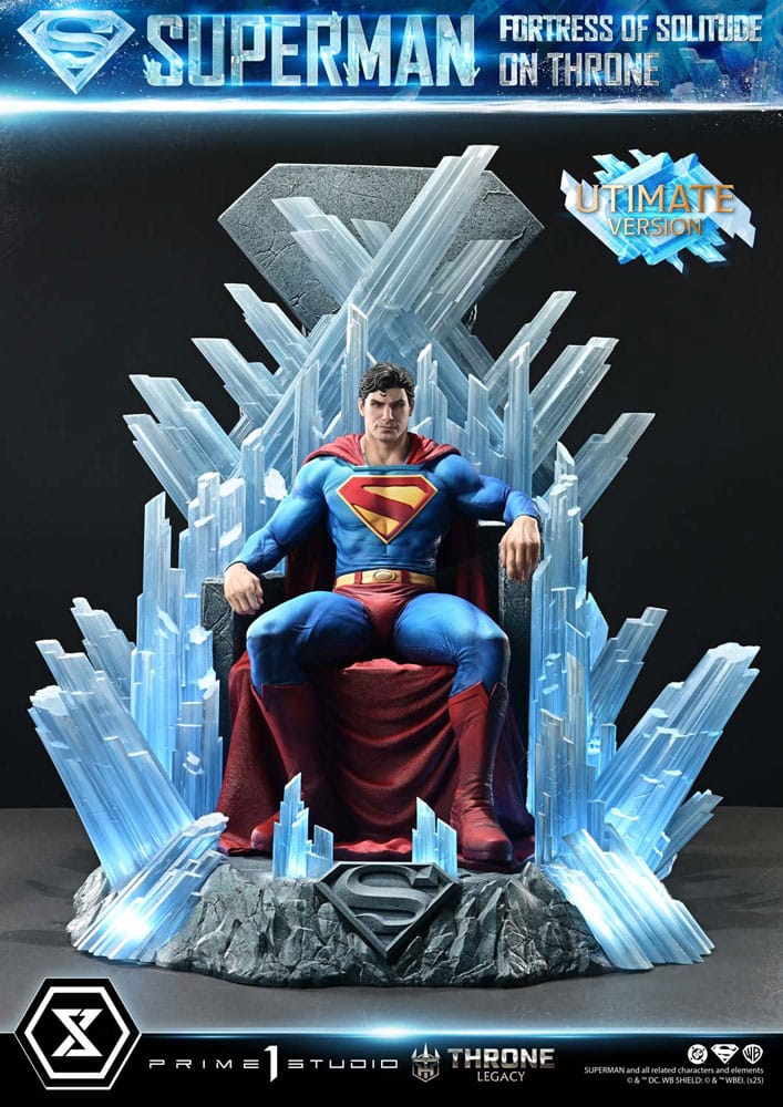 Prime 1 Studio DC Comics Throne Legacy Collection soška 1/4 Superman Fortress of Solitude on Throne (Design by Gabriele Dell'Otto) Ultimate Version 5…