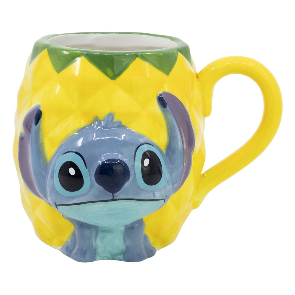 Stor Lilo & Stitch 3D Mug Stitch Pineapple 414 ml