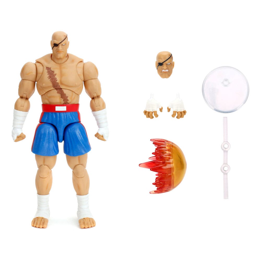 Jada Toys Ultra Street Fighter II: The Final Challengers akční figurka 1/12 Sagat 19 cm