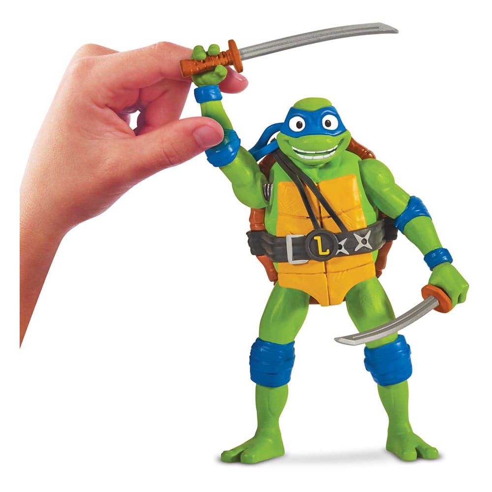 Playmates Teenage Mutant Ninja Turtles: Mutant Mayhem Ninja Shouts akční figurka Leonardo 14 cm