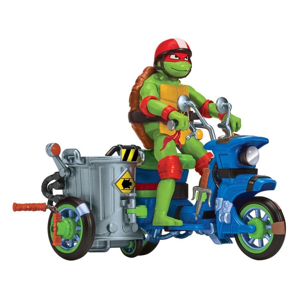 Playmates Teenage Mutant Ninja Turtles: Mutant Mayhem akční figurka Raphael & Scooter with Sidecar 11 cm