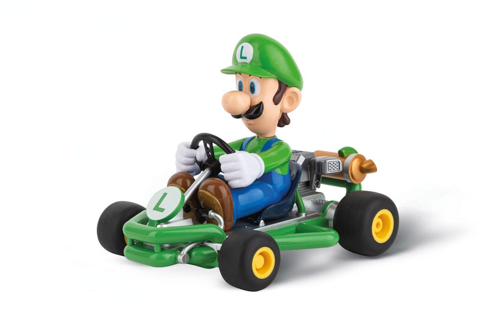 Carrera Super Mario Kart RC auto na ovládání 1/18 2.4GHz Pipe Kart Luigi