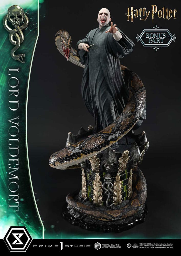 Prime 1 Studio Harry Potter Real Elite Masterline Series soška 1/4 Lord Voldemort Bonus Version 83 cm