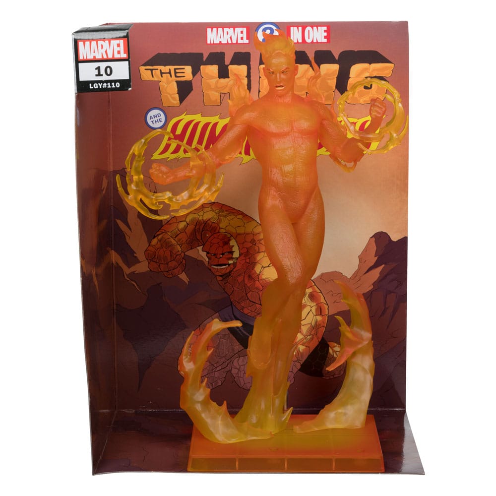 McFarlane Toys Marvel Collection PVC soška 1/6 Human Torch (Marvel 2 in 1 #10) 29 cm