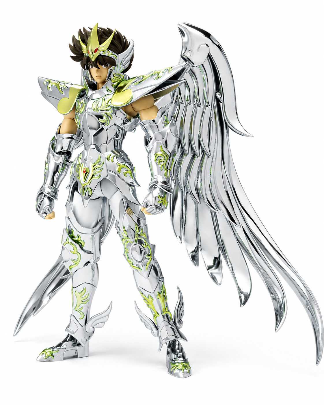 Bandai Tamashii Nations Saint Seiya Saint Cloth Myth Ex Action Figure Pegasus Seiya God Cloth 17 cm