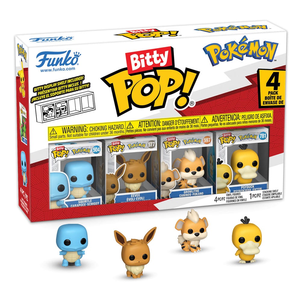 Funko Pokémon Bitty POP! Vinyl 4-Pack figurek Series 4 2 cm