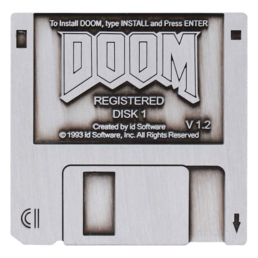 FaNaTtiK Doom odznak Badge Floppy Disk Limited Edition