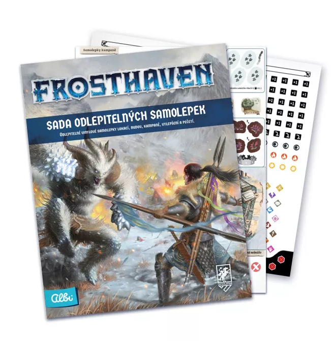 Albi Frosthaven – Odlepiteľné samolepky (CZ)