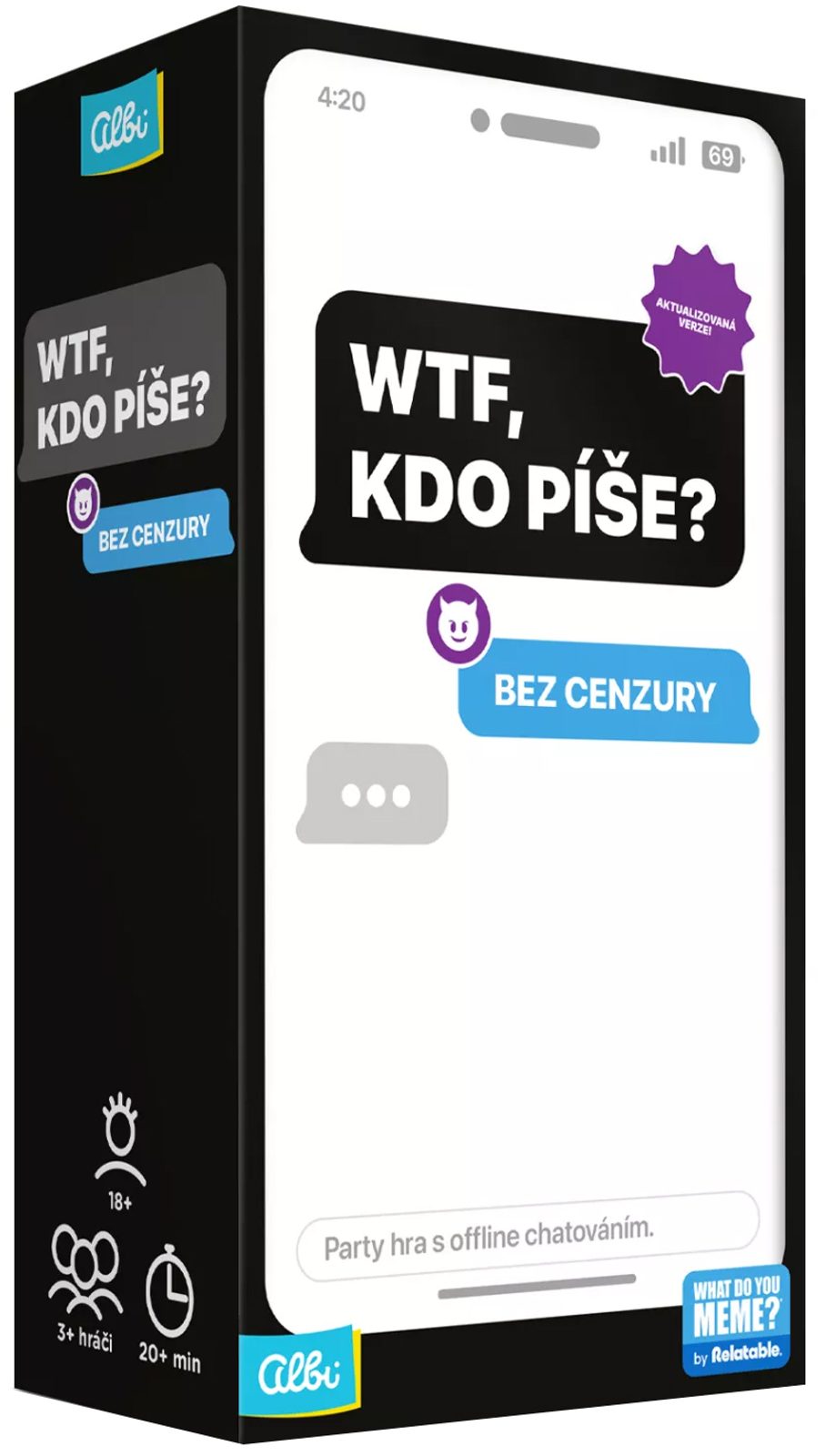 Albi WTF, kdo píše? - párty hra - CZ