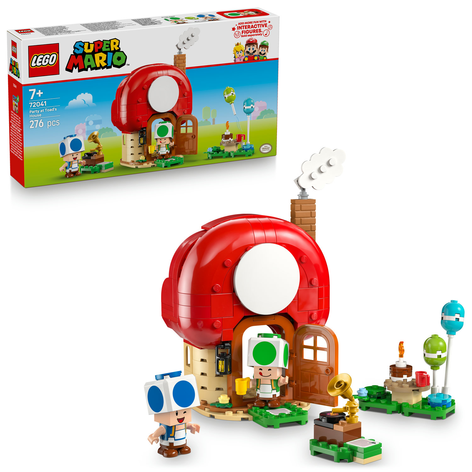 Lego Super Mario™ LEGO® Toad a párty v jeho domku (72041)