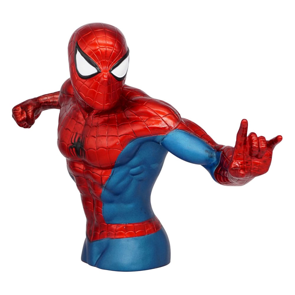 Monogram Int. Marvel Figural Bank Spider-Man (Metallic Version) 20 cm
