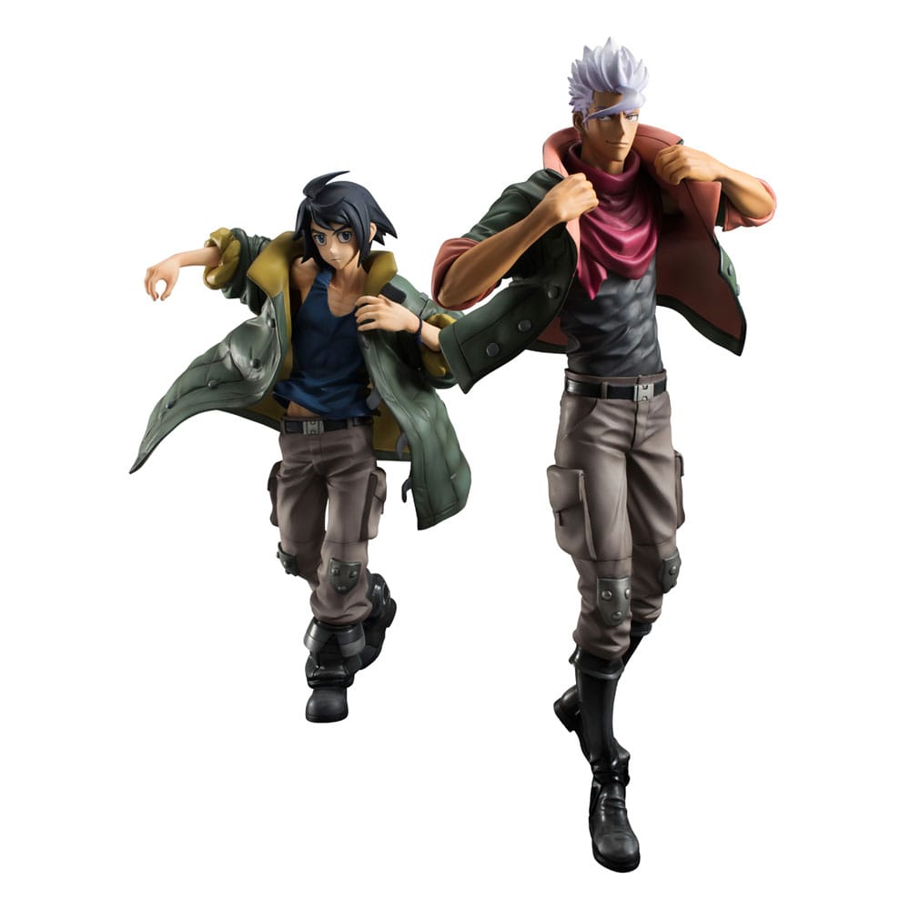 Megahouse Mobile Suit Gundam Iron-Blood Orphans G.E.M. Series PVC soška Mikazuki Augus & Orga Itsuka 26 cm