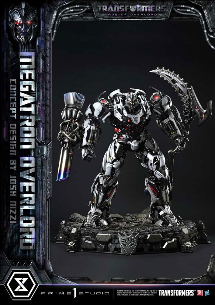 Prime 1 Studio Transformers Generations I Museum Masterline soška Megatron Overlord (Design by Josh Nizzi) 89 cm