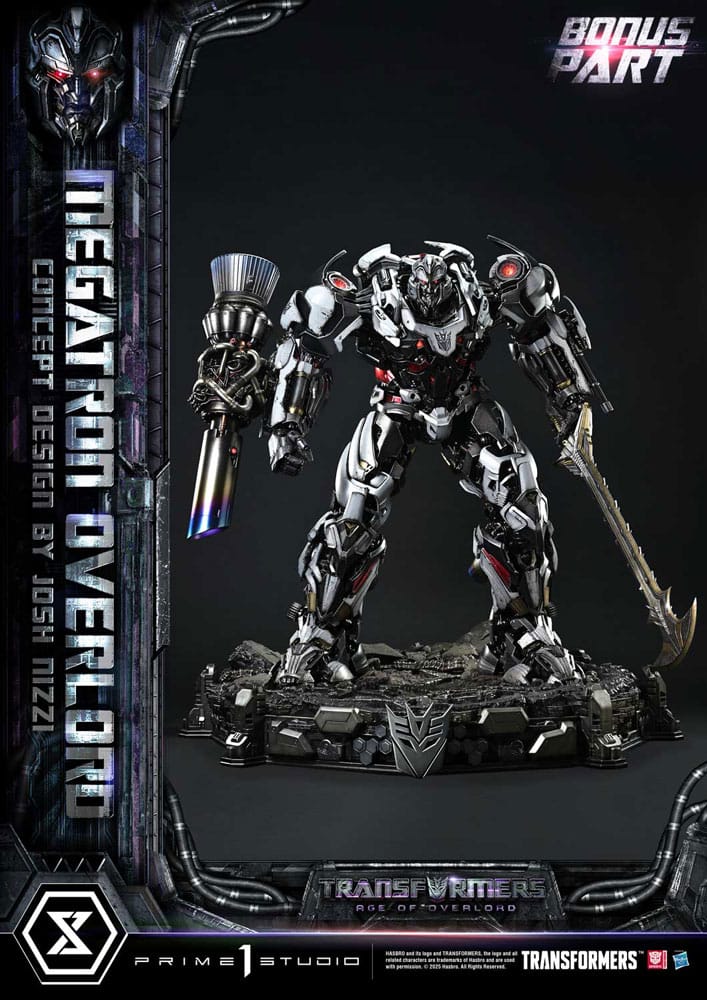 Prime 1 Studio Transformers Generations I Museum Masterline soška Megatron Overlord (Design by Josh Nizzi) Bonus Version 89 cm
