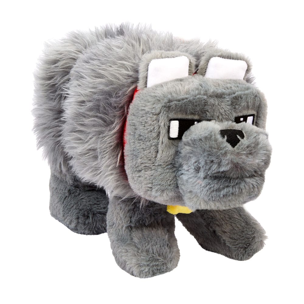 Mattel A Minecraft Movie Plush Figure Dennis the Wolf 20 cm