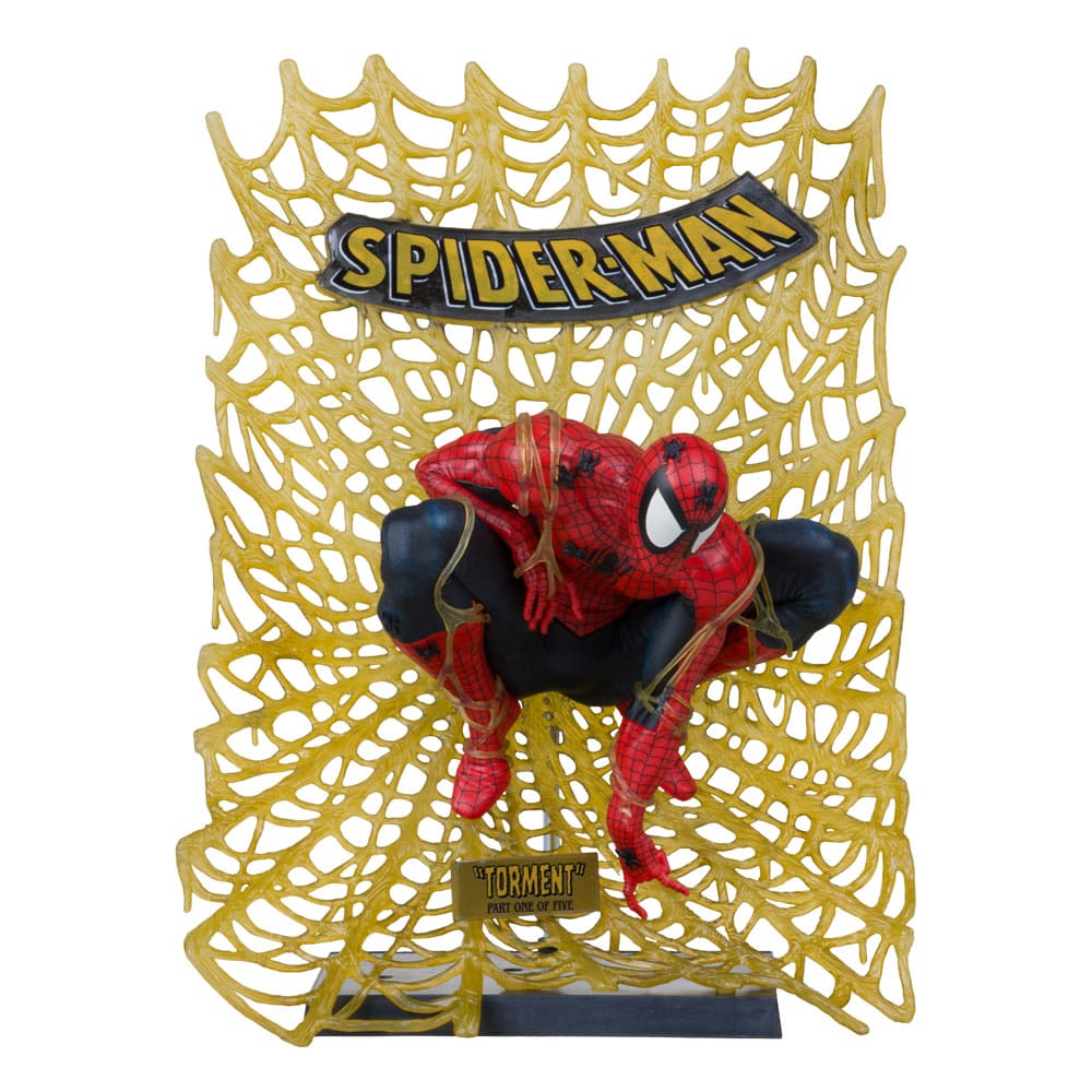 McFarlane Toys Marvel Collection PVC soška 1/6 Spider-Man (Spider-Man # 1) (Gold Edition) (Gold Label) 15 cm