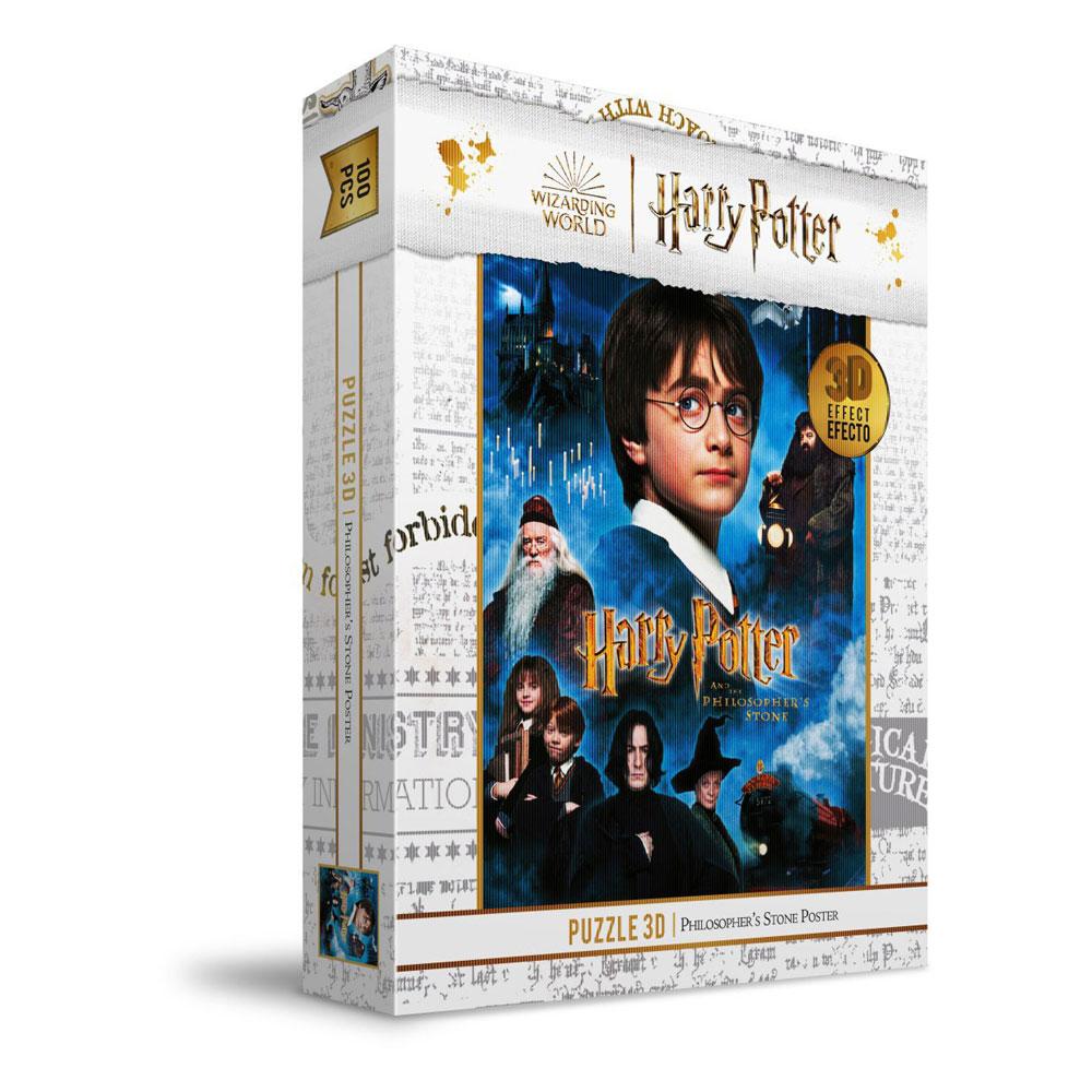 SD Toys Harry Potter Jigsaw Puzzle with 3D-Effect Philosopher's Stone Poster (100 dílků)