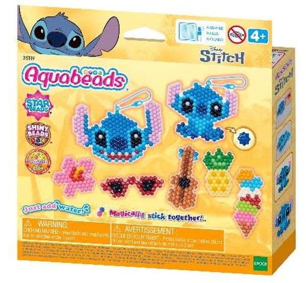 Epoch Toys Stitch Aquabeads Craft kit key ring