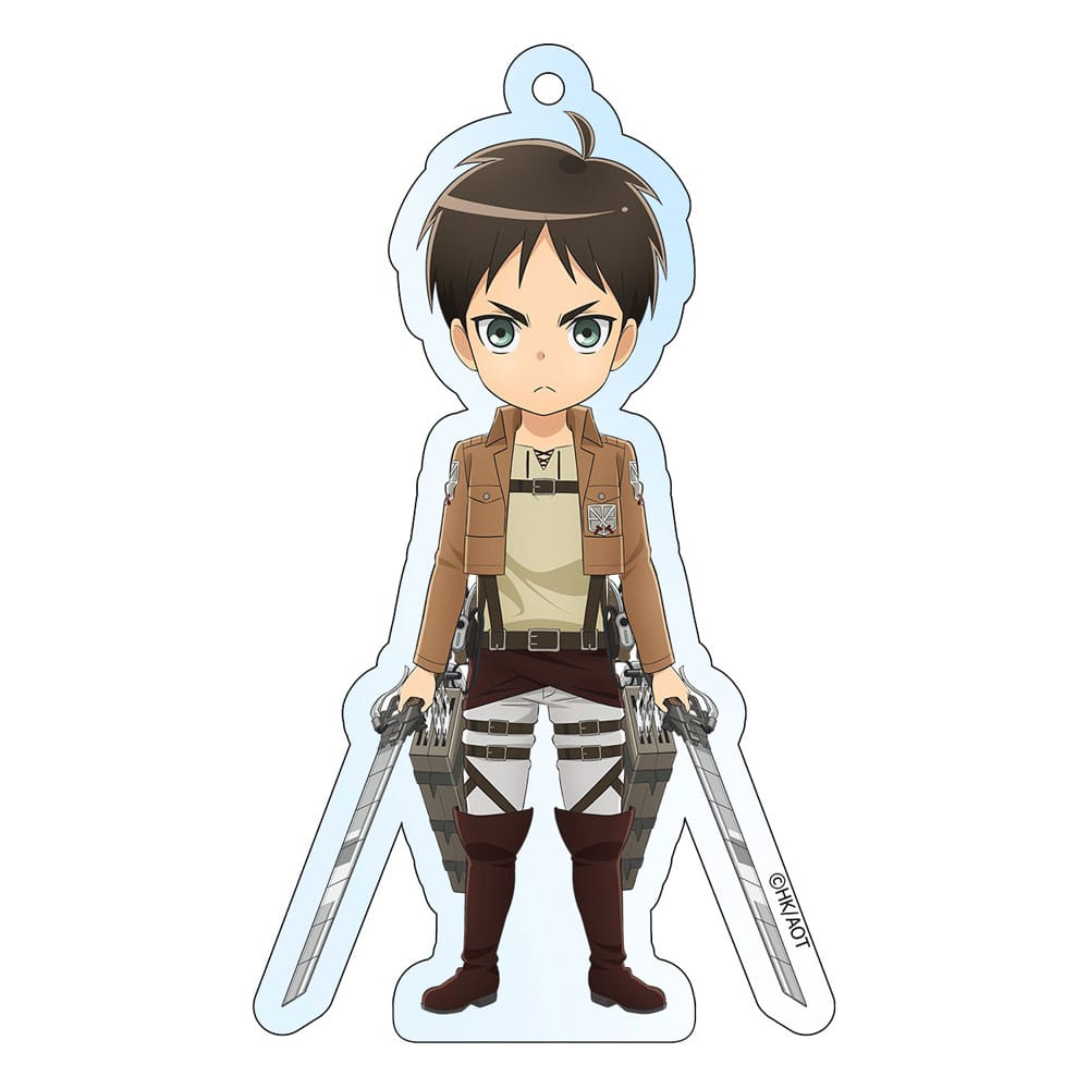 Sakami Merchandise Attack on Titan klíčenka Eren Holographic 8 cm