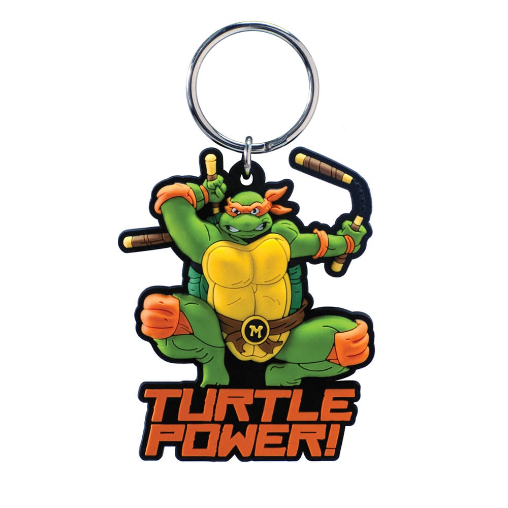 Monogram Int. Teenage Mutant Ninja Turtles Soft Touch PVC přívěsek Michelangelo