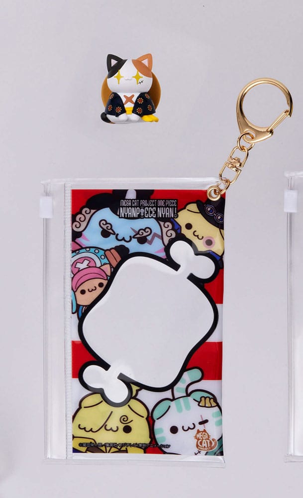 Megahouse One Piece Mega Cat Project Nyan Piece Nyan! Trading figurka with pouch Luffy 2025 Limited Edition 7 cm
