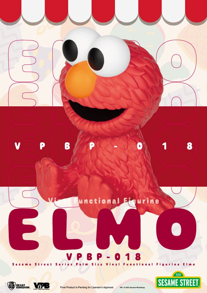 Beast Kingdom Toys Sesame Street pokladnička Elmo 12 cm