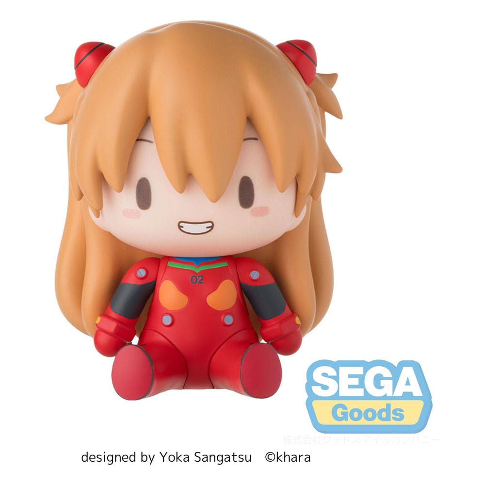 Sega Evangelion: New Theatrical Edition Fuwa Petit Chibi figurka Asuka Plug Suit 8 cm