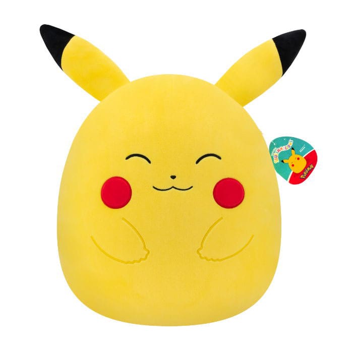 Jazwares Pokémon Squishmallows plyšák Happy Pikachu 35 cm