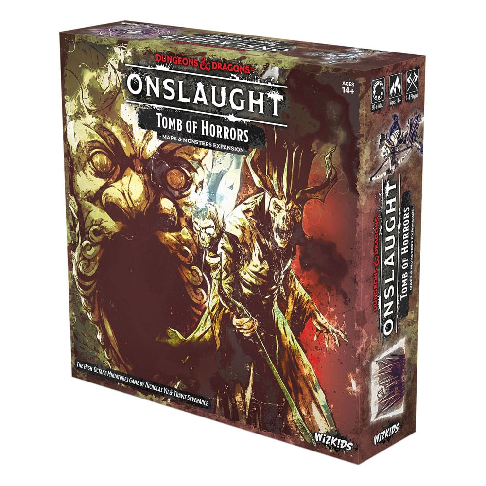 WizKids Dungeons & Dragons Game Expansion Onslaught Tomb of Horrors - Maps & Monsters Expansion - EN