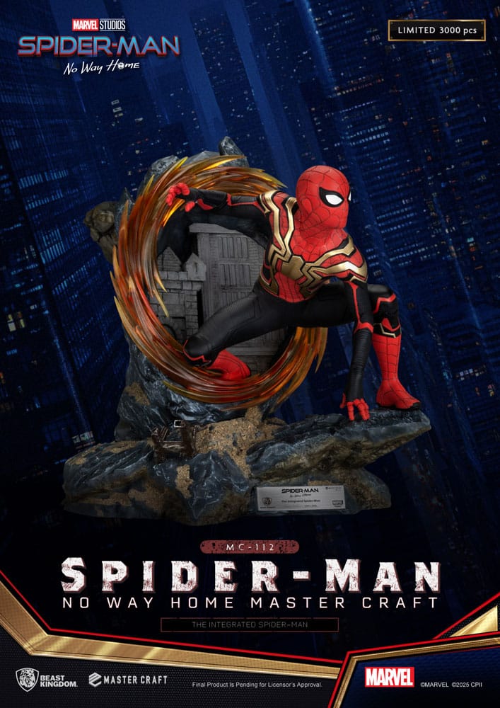 Beast Kingdom Toys Spider-Man: No Way Home Master Craft soška The Integrated Spider-Man 31 cm