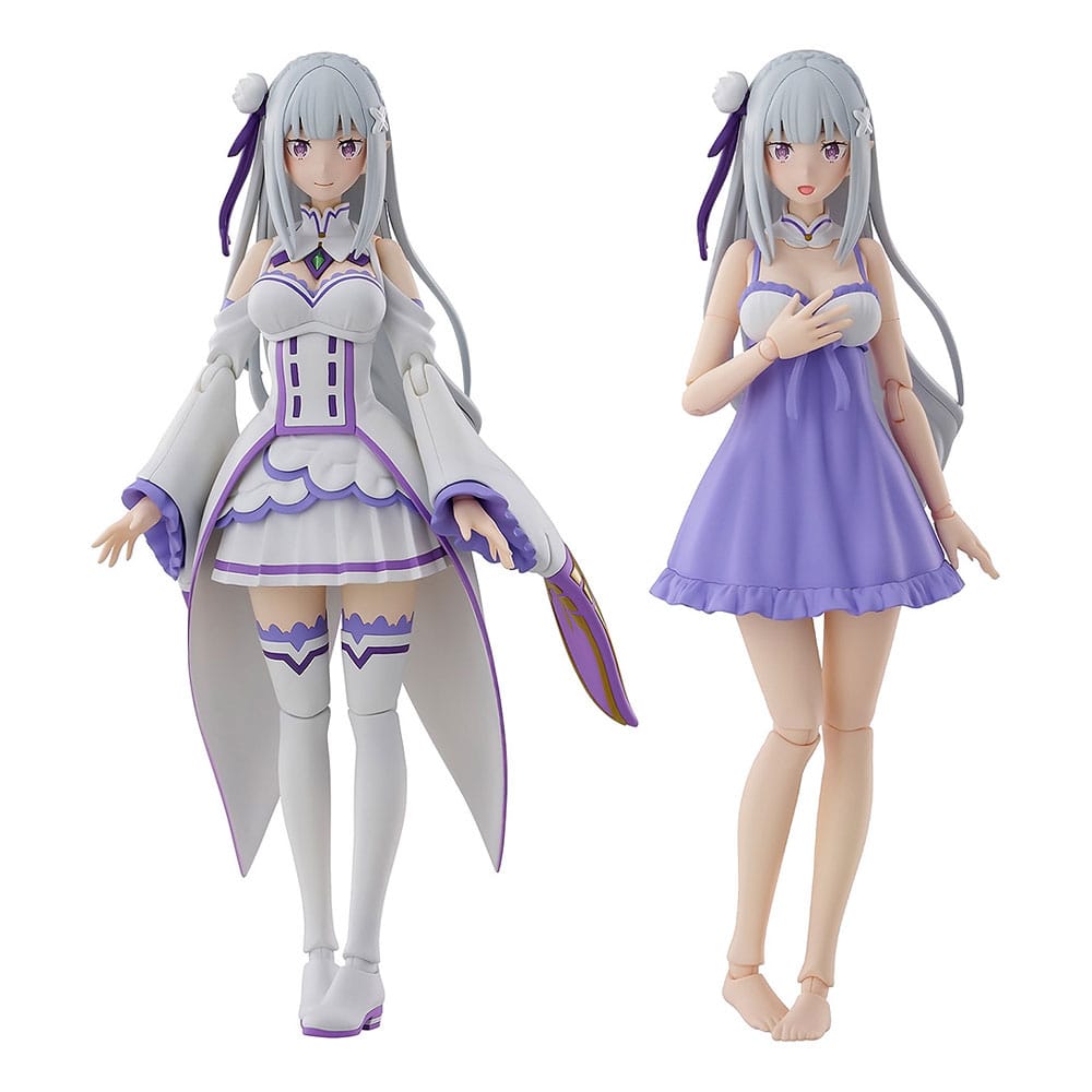 Kadokawa Re:Zero Starting Life in Another World plastový model kit Emilia DX Ver. 16 cm
