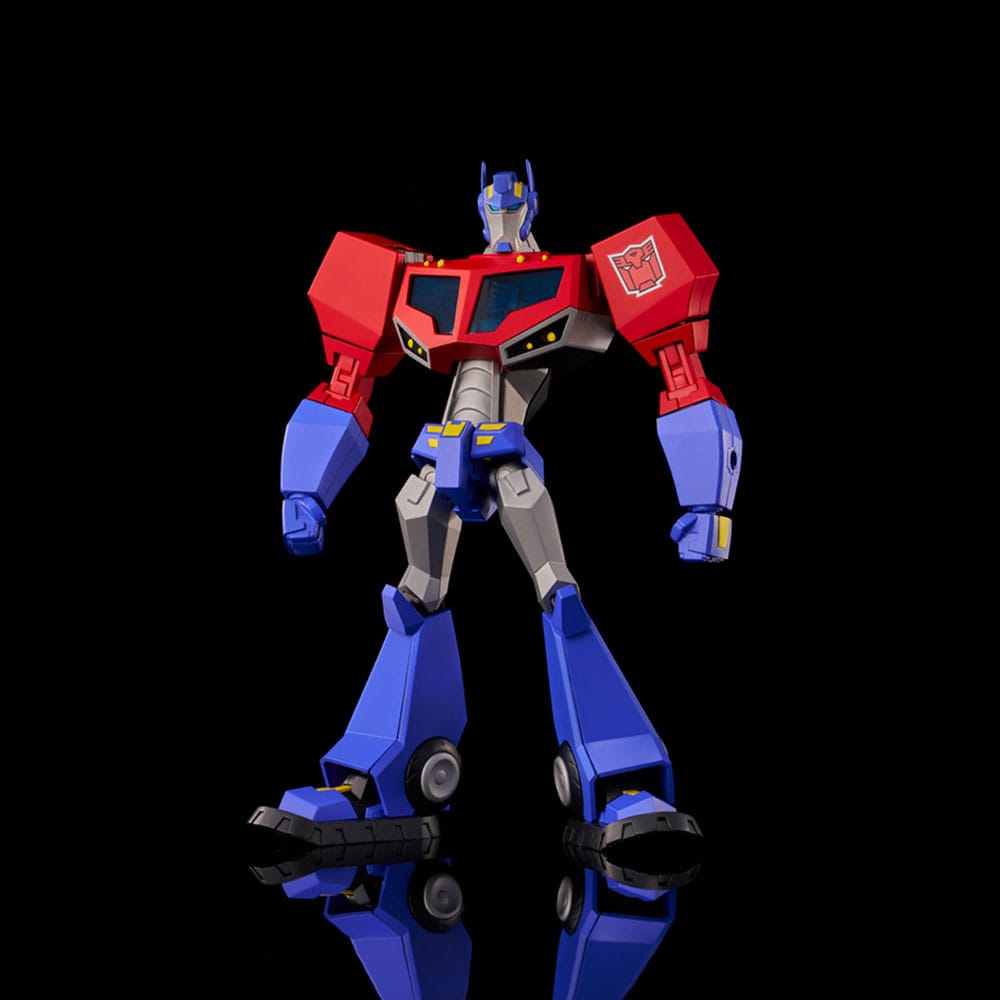Flame Toys Transformers Furai plastový model kit Optimus Prime (Animated) 16 cm
